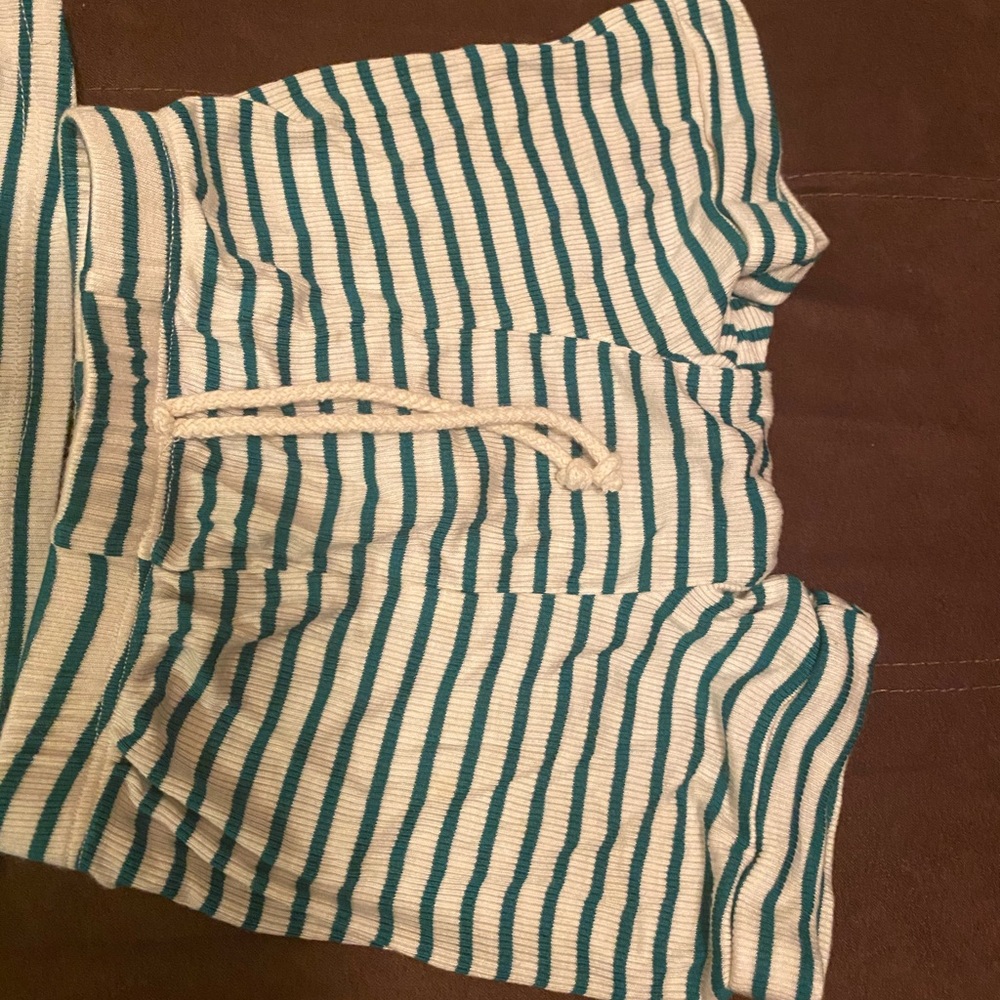 Childhood’s Clothing tank and short set, turquoise